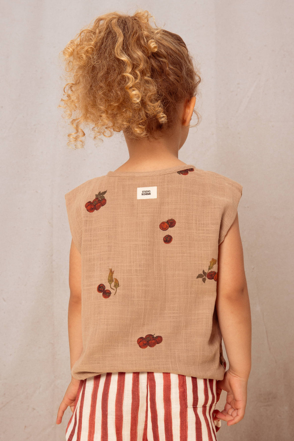 Roman Tomato Blouse - Nougat