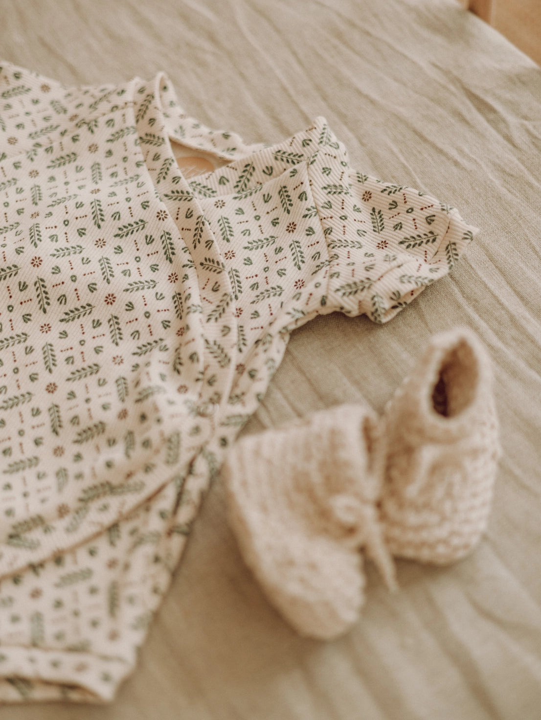 Tiny Branches Baby Romper