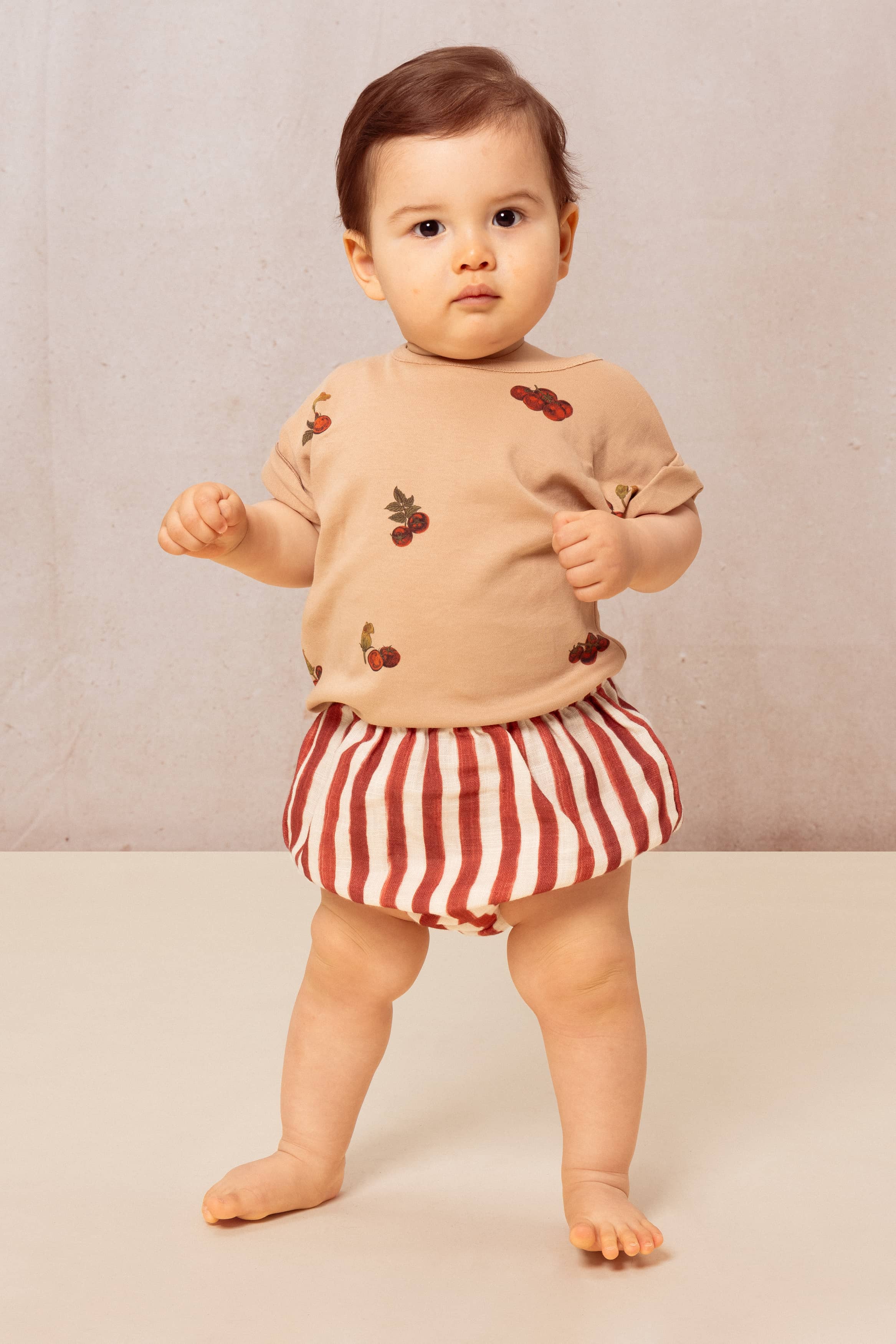 Friend Bloomer - Brick Red Stripe
