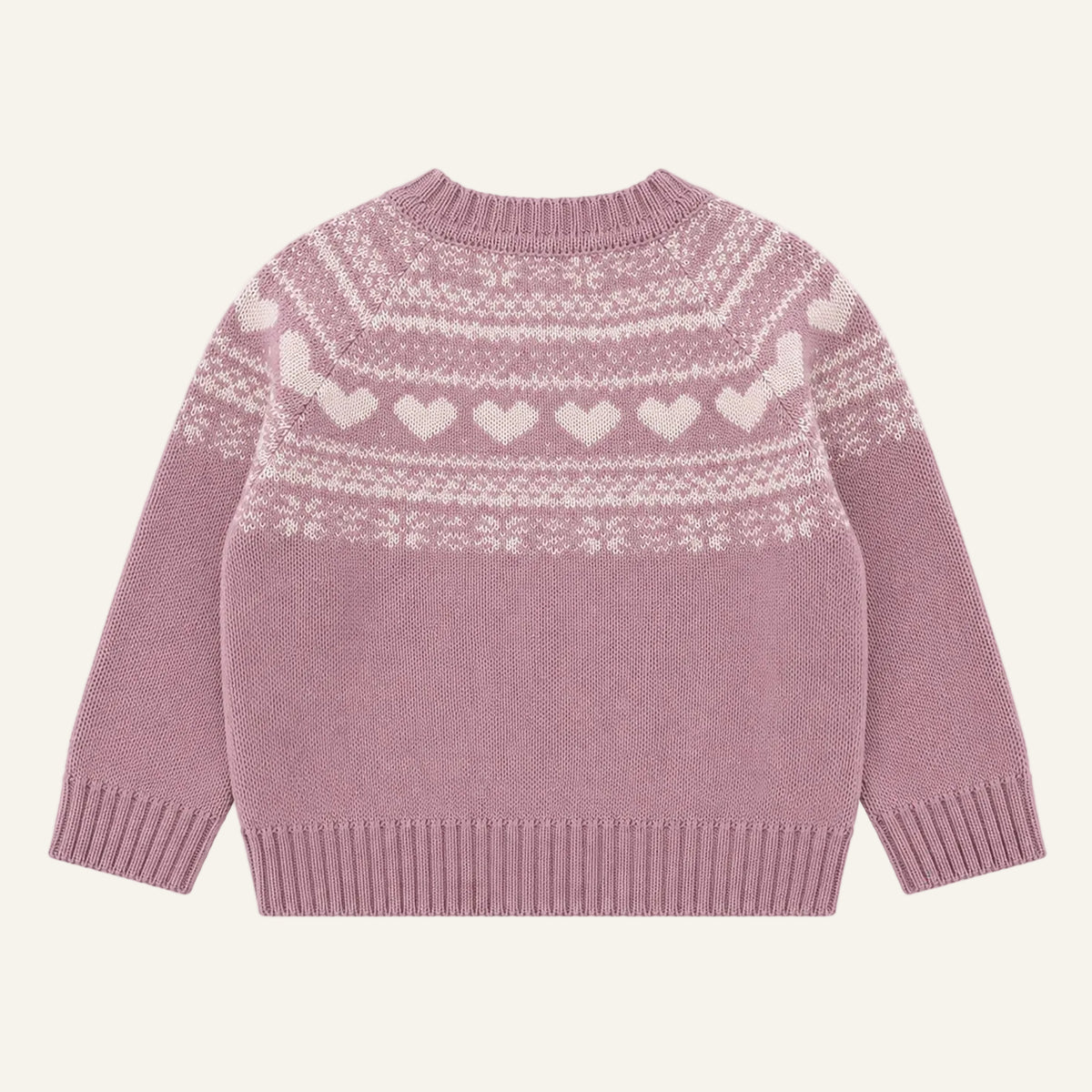 Pink Fair Isle Cardigan