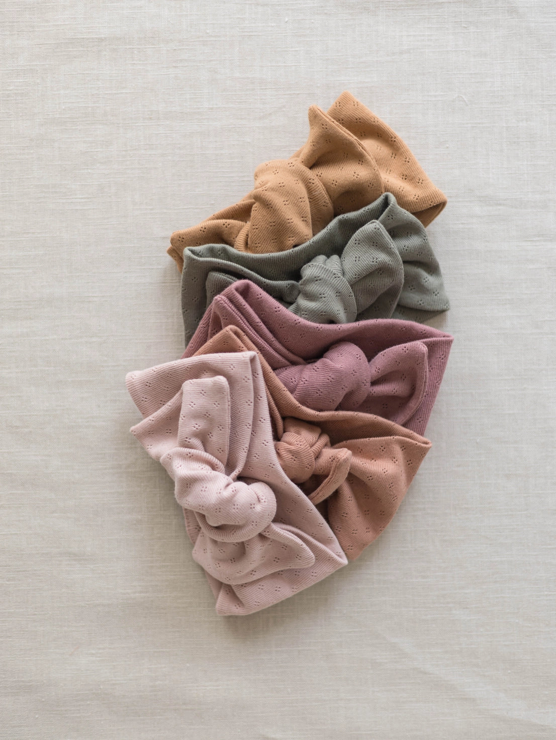 Pointelle Bow Headband