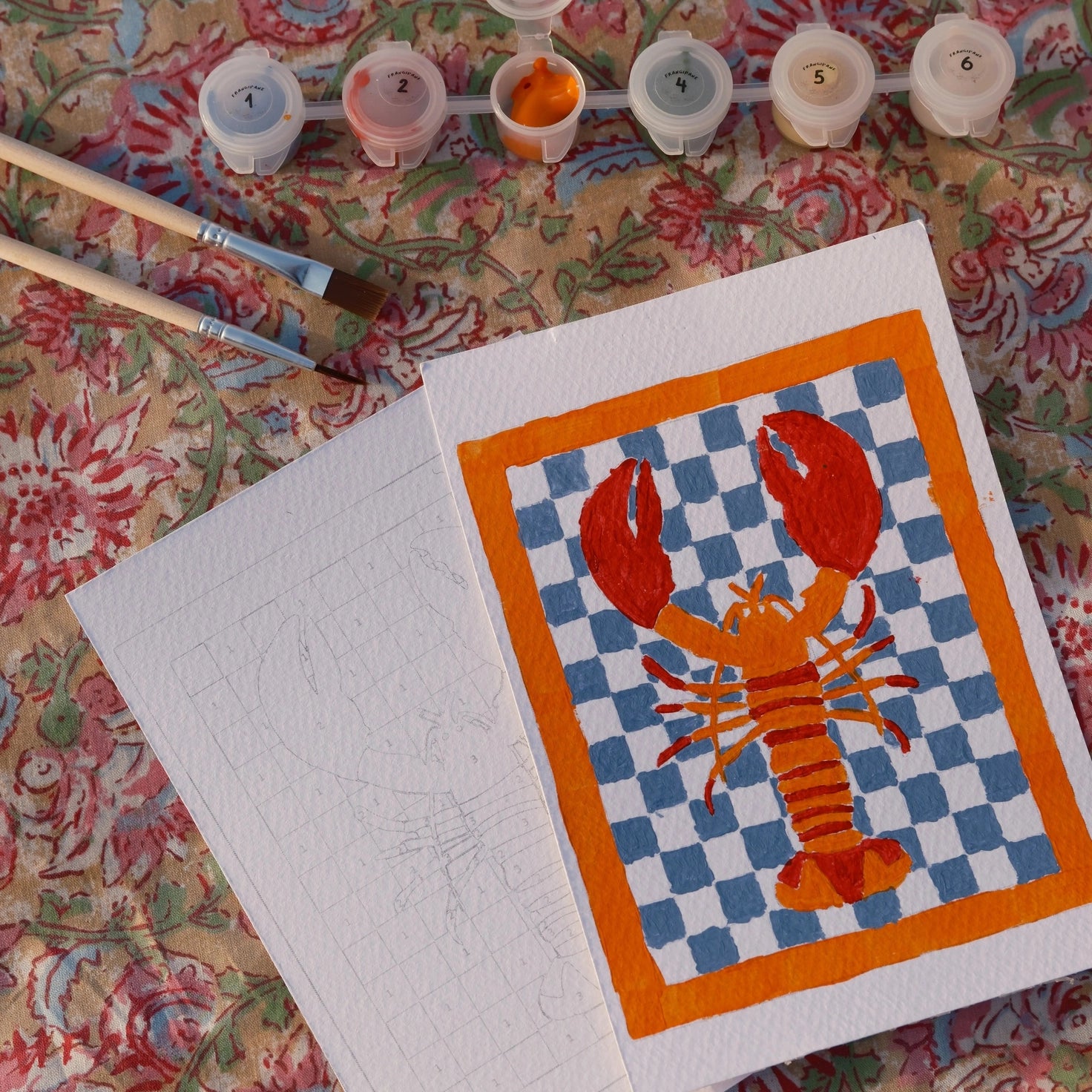 Mediterranean Paint by Numbers Set