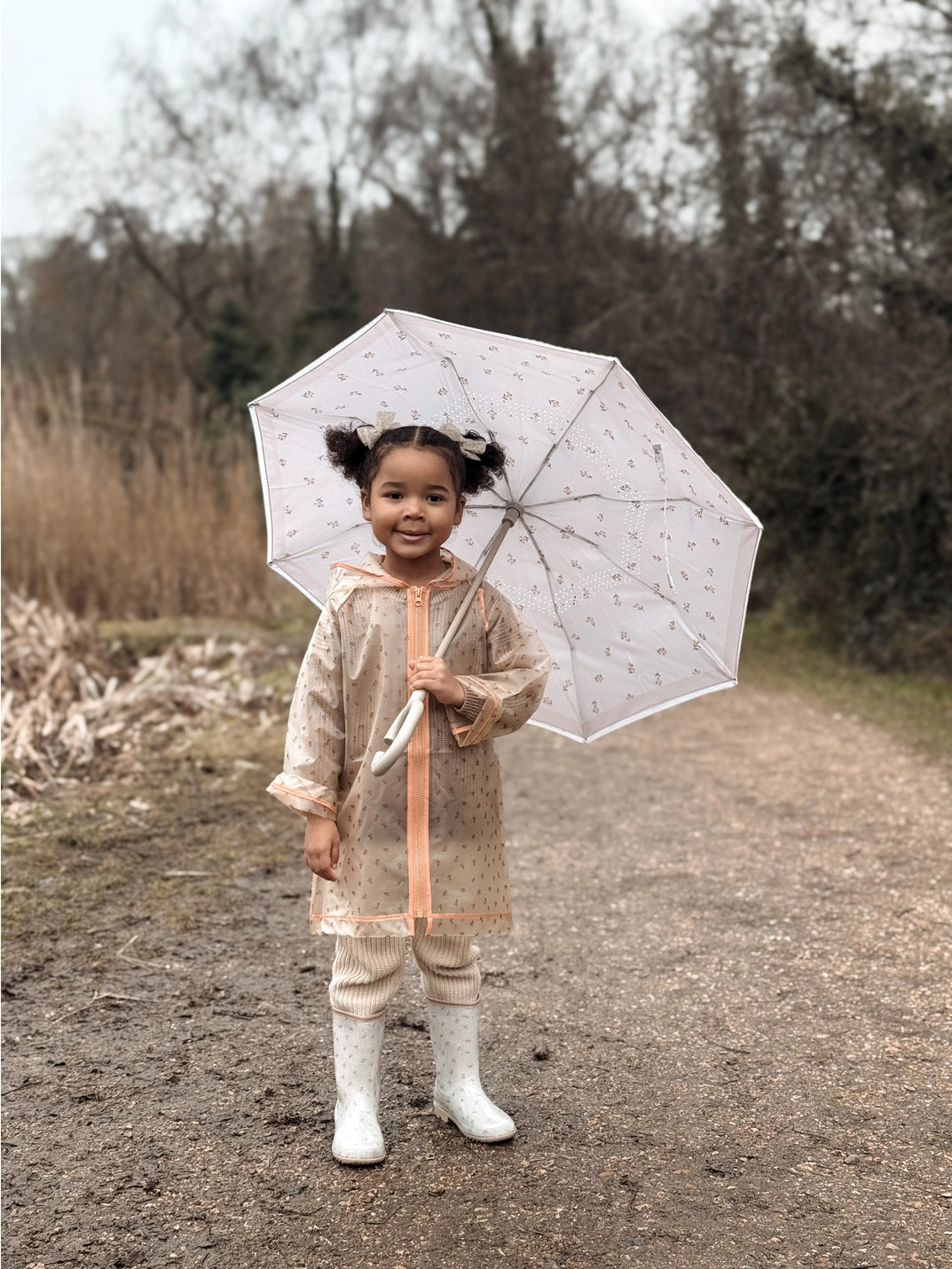 Drizzles Raincoat – Flowers