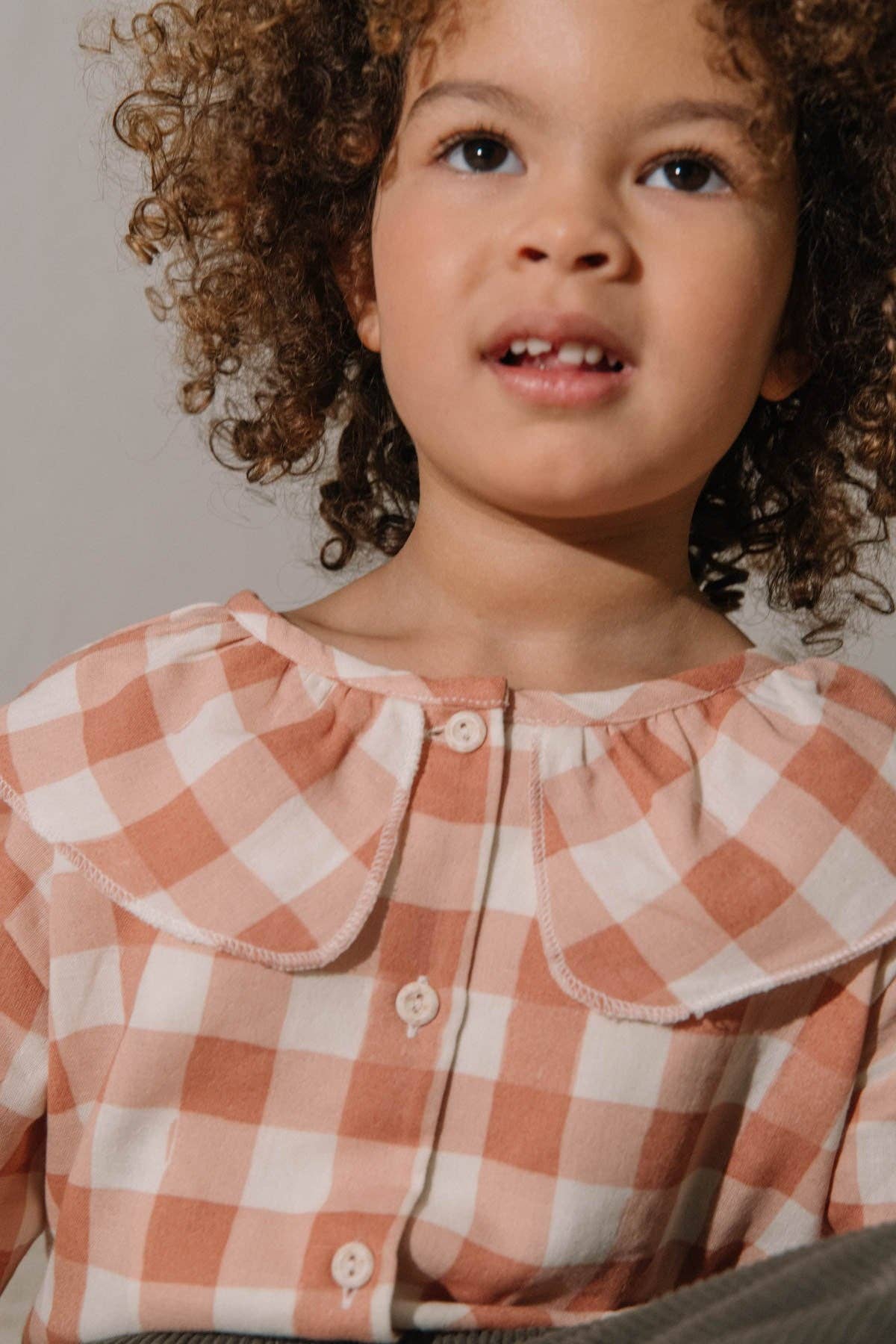 Coco Gingham Blouse - Pink