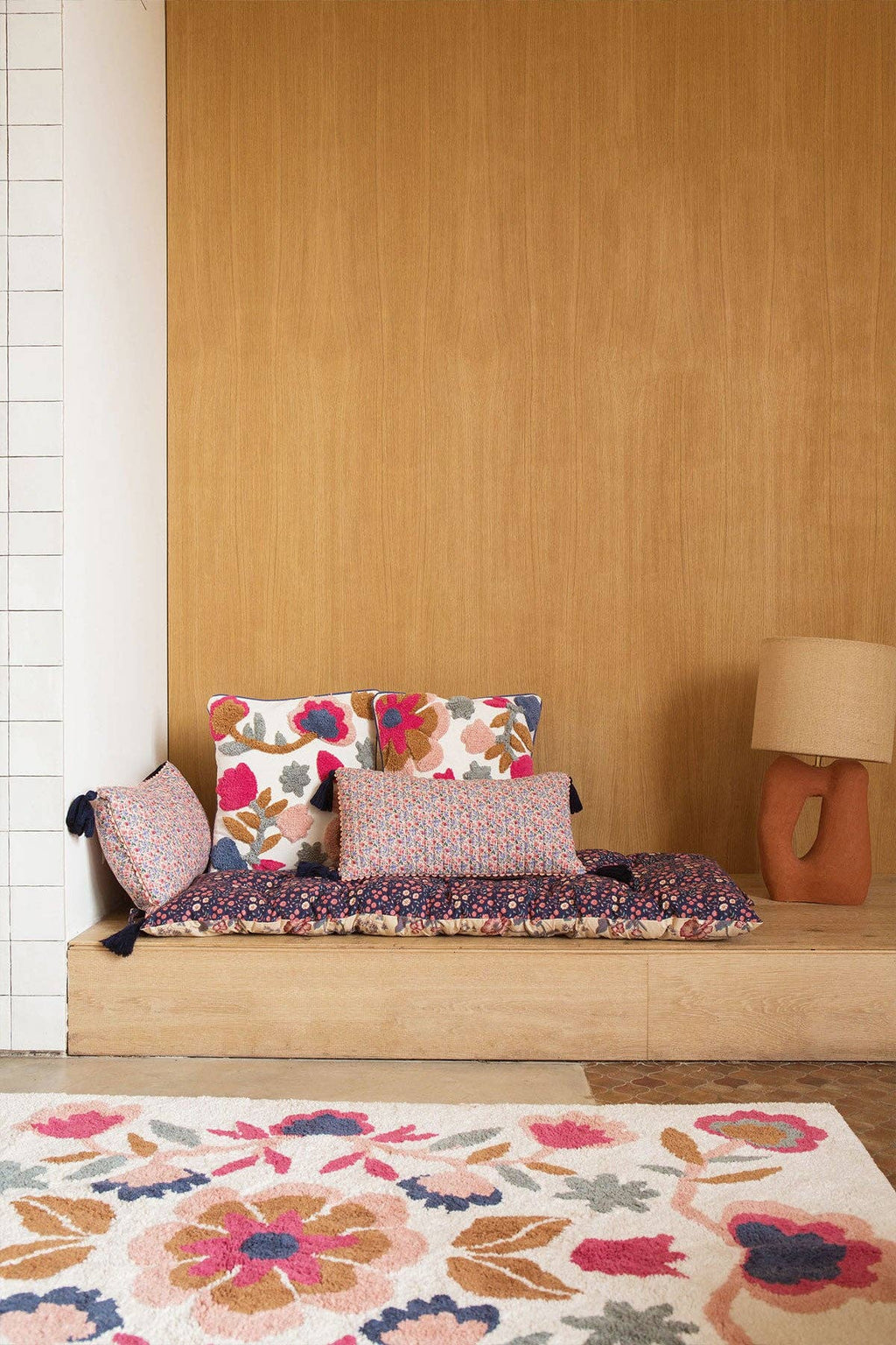 Many Floor Mattress - cream/blush