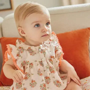 Mahaut Romper - Rose