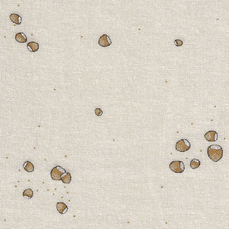 Saga Copenhagen Organic Muslin Cloth - Hazelnuts