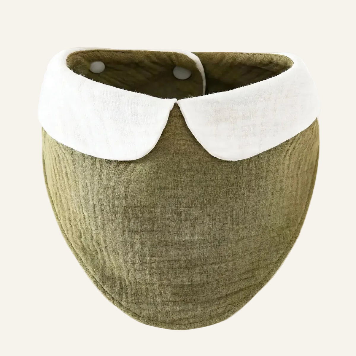 Peter Pan Collar Muslin Bib