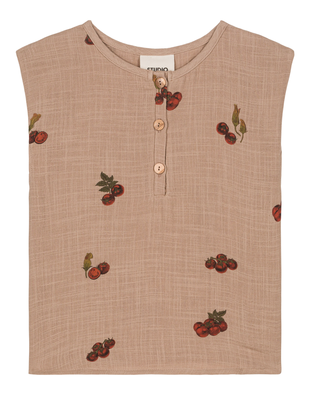 Roman Tomato Blouse - Nougat