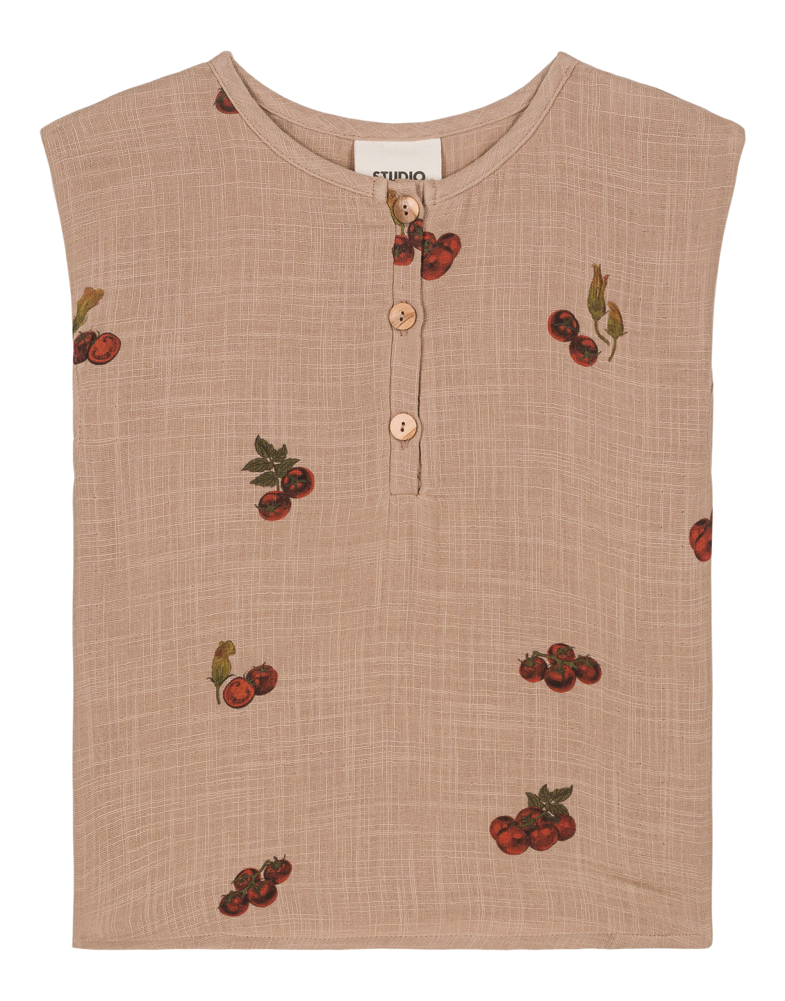 Roman Tomato Blouse - Nougat