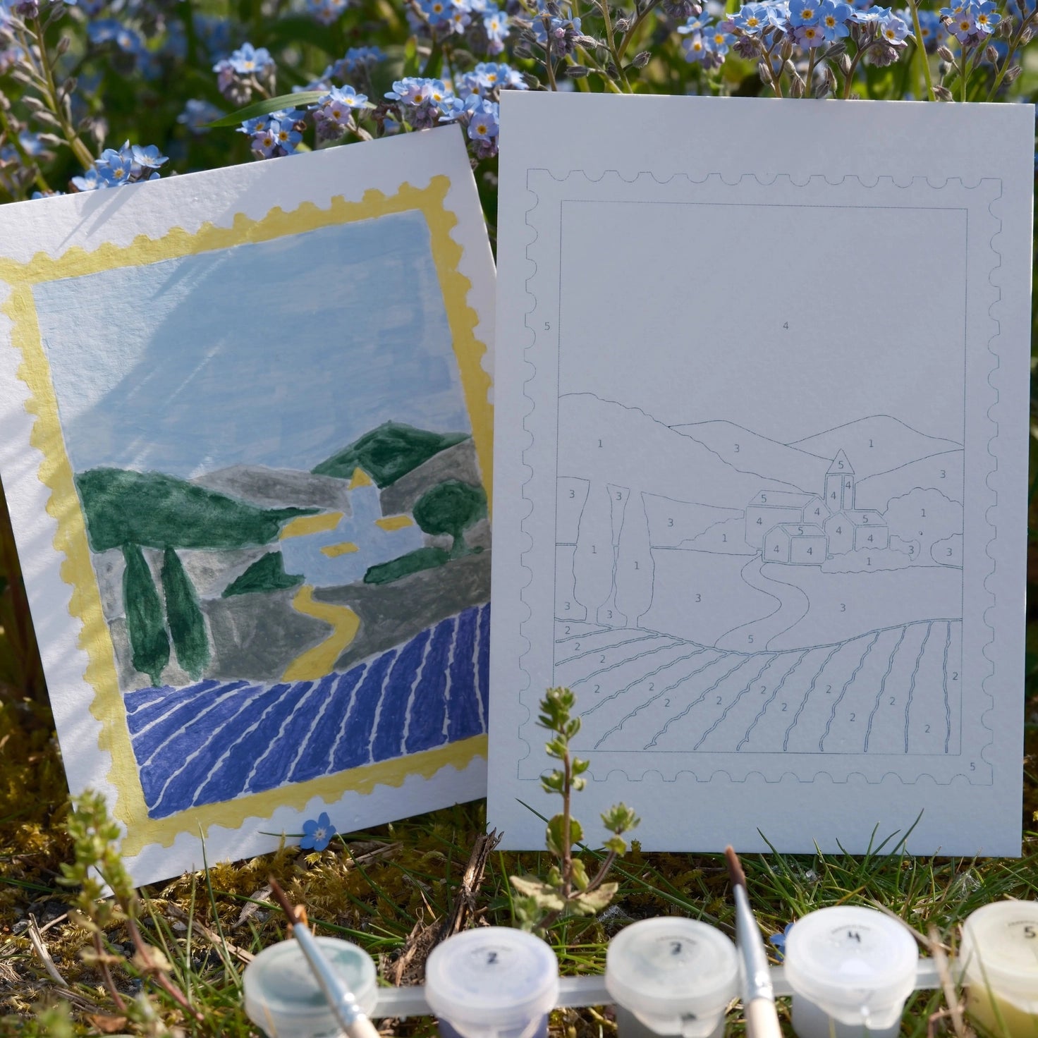 Provence Paint by Numbers Set