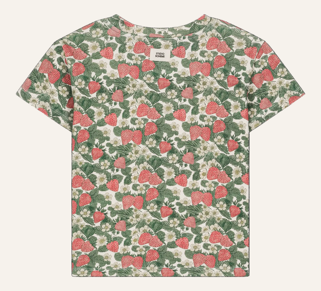 Essential Jersey T-shirt - Strawberries