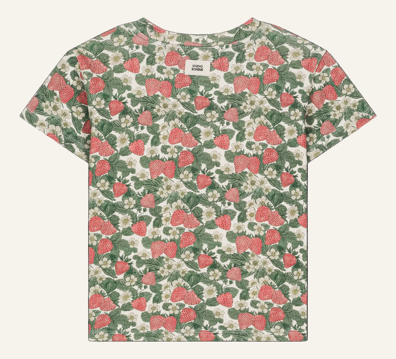 Essential Jersey T-shirt - Strawberries