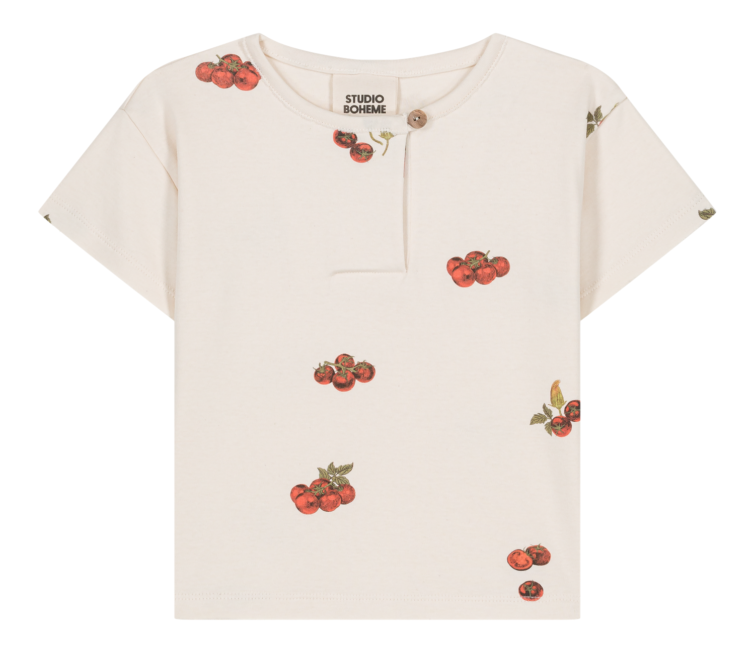 Orso Jersey Tomatoes T-shirt - Ecru