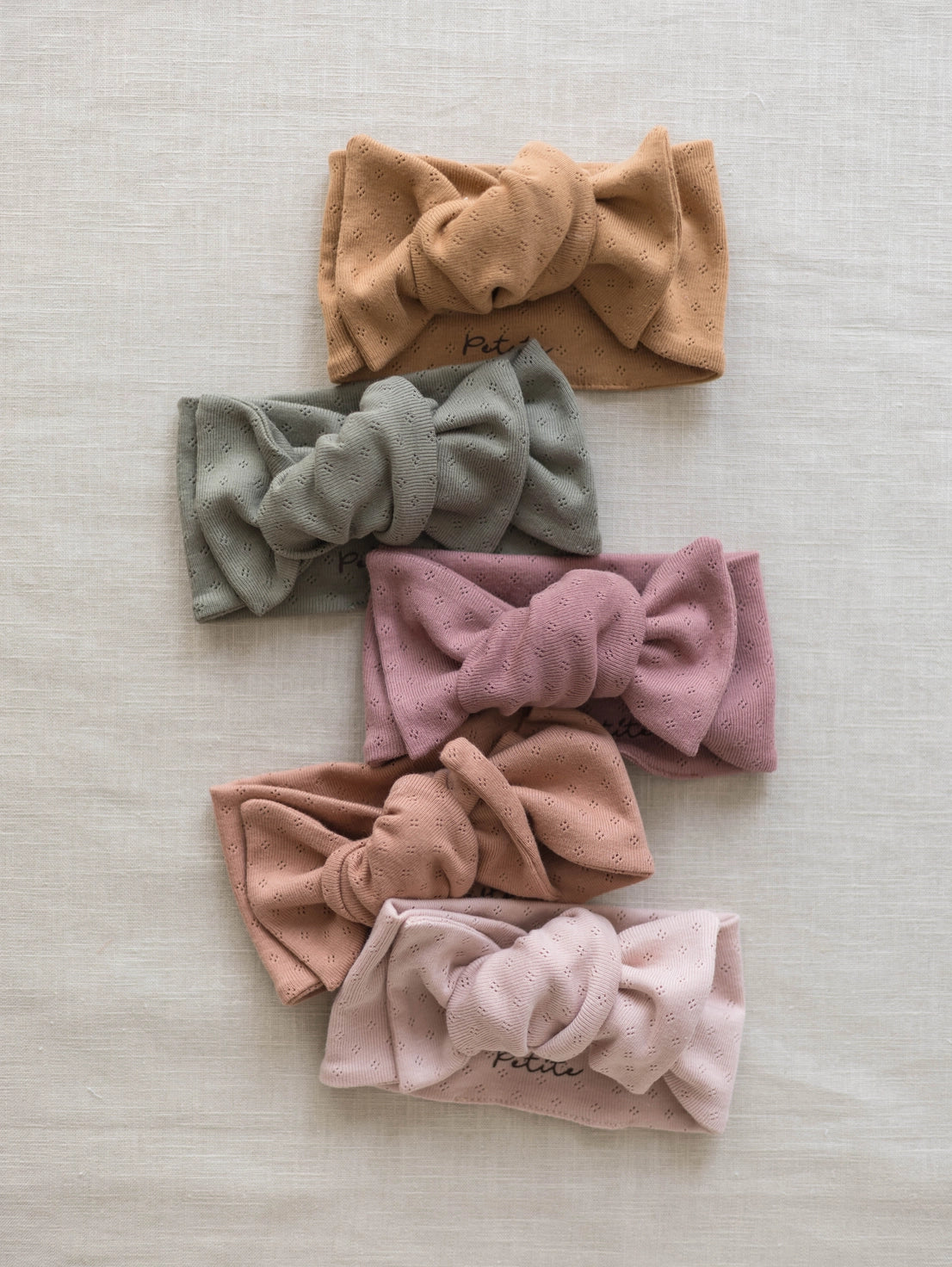 Pointelle Bow Headband