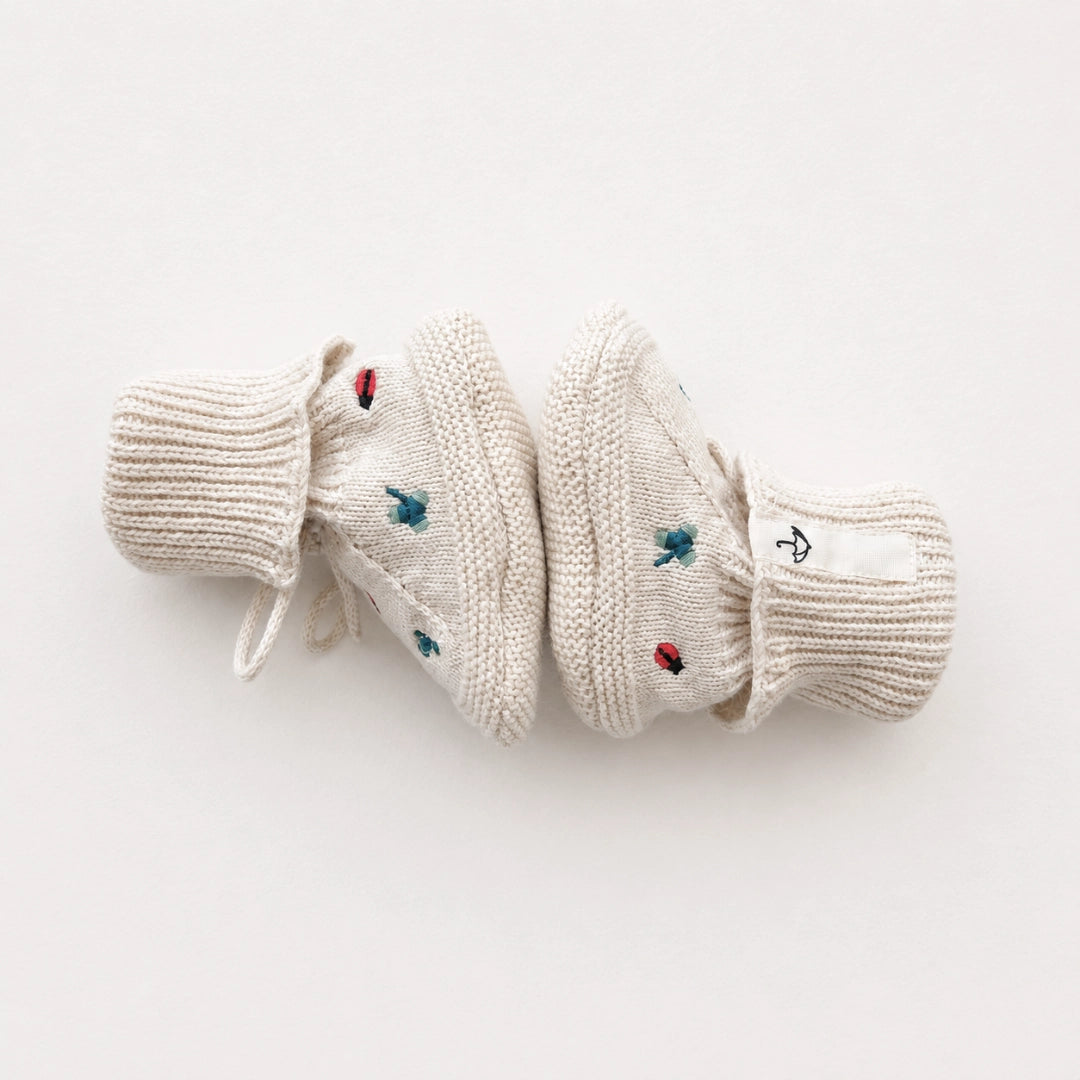 Ladybug Garden Booties