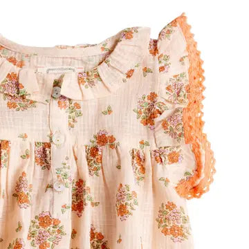 Mahaut Romper - Rose