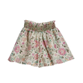Floral patterned skirt on a white background