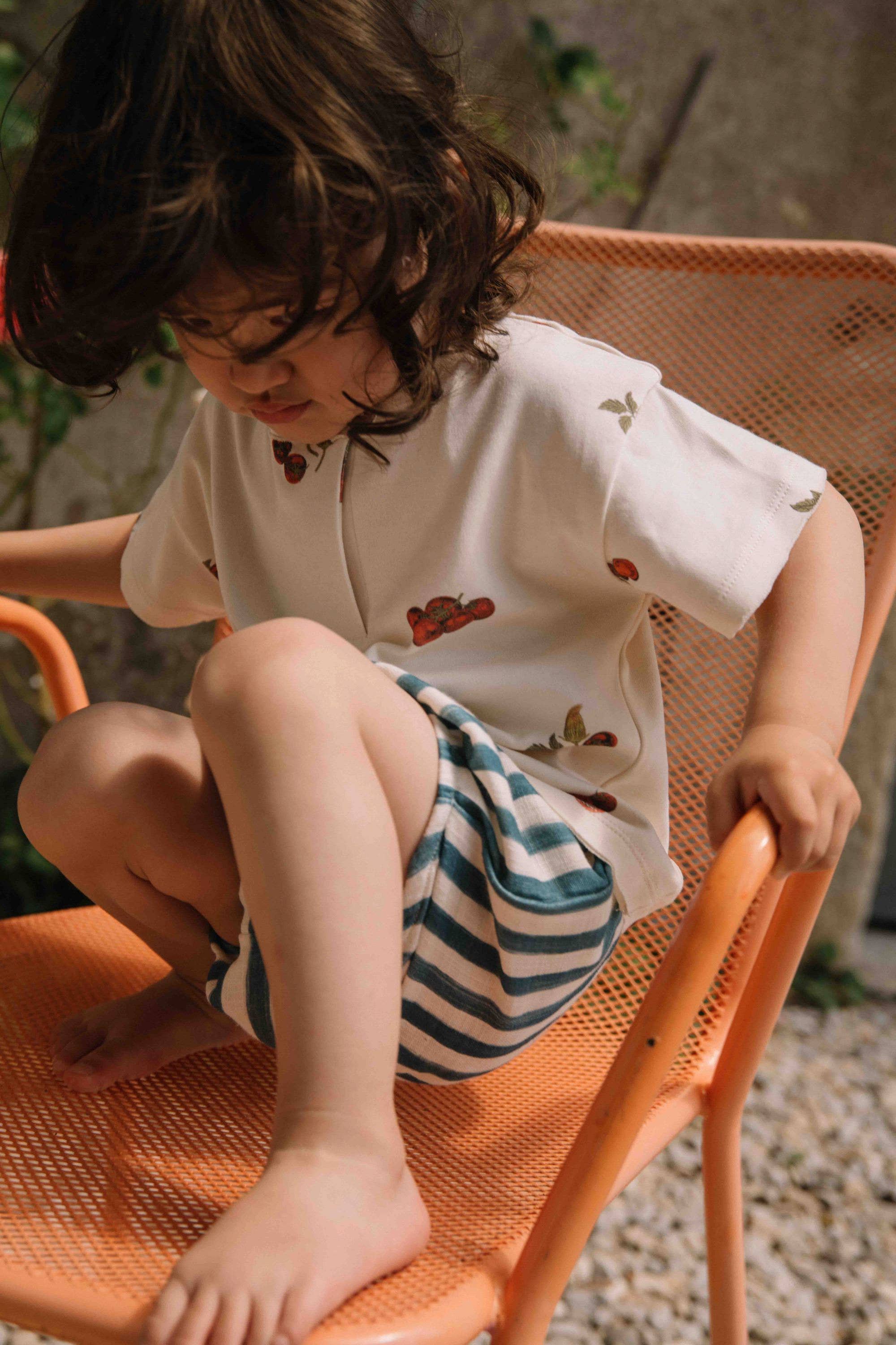 Orso Jersey Tomatoes T-shirt - Ecru
