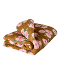 Floral Fiesta Rose Quilted Blanket
