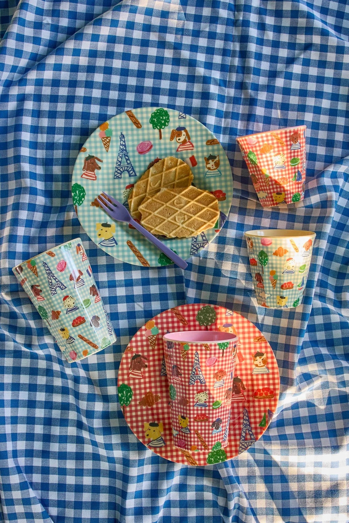 Kids Melamine Plate – Kids in Paris
