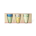 Set of 6 Melamine Mini Cups – Show Your True Colors