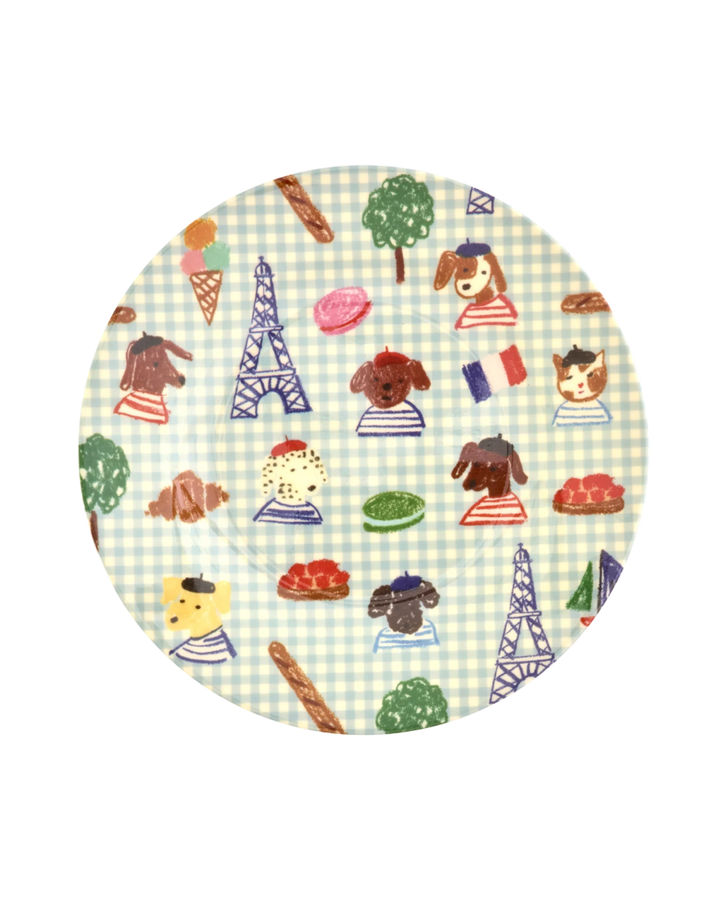 Plato de melamina para niños – Niños en París