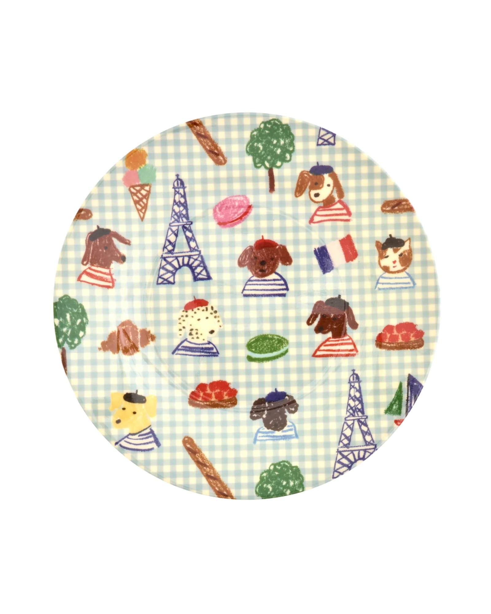 Kids Melamine Plate – Kids in Paris