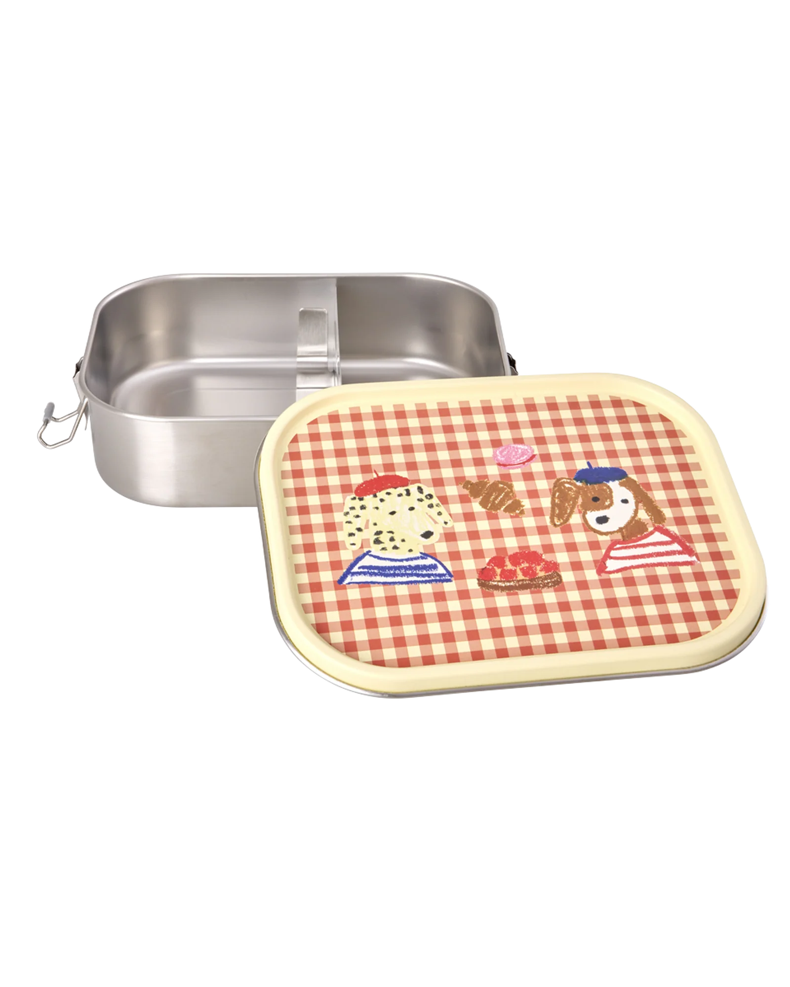 Large Stainless Steel Lunch Box – Red Paris Print