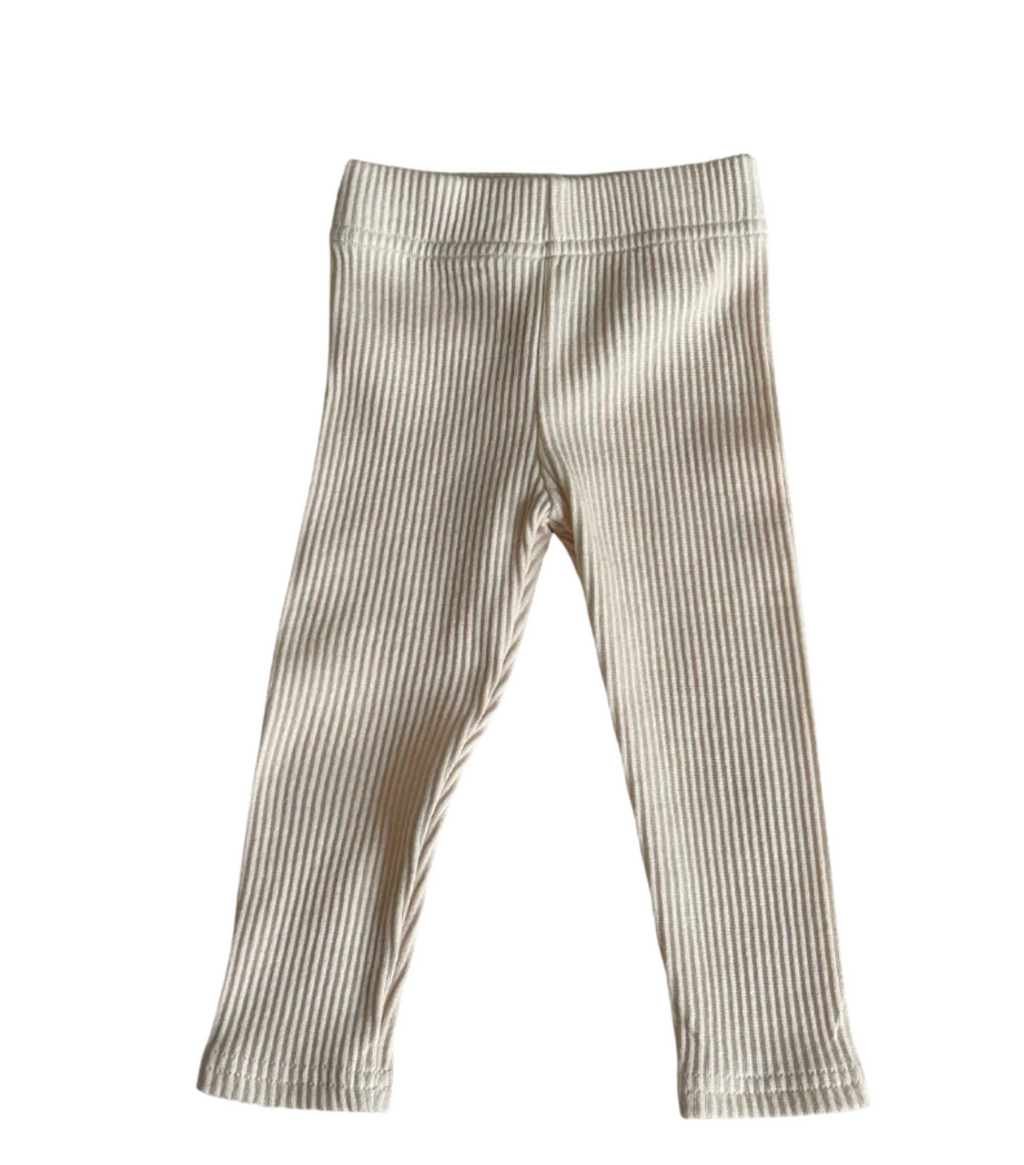Striped pants on a white background