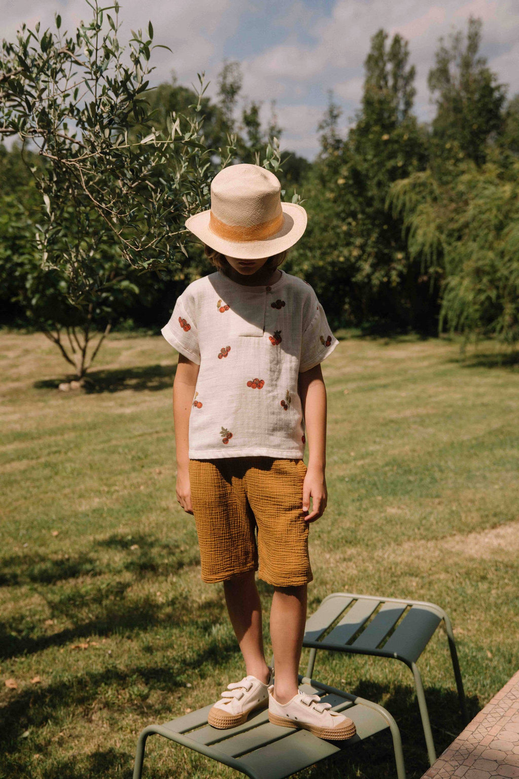 Orso Tomatoes Tunic - Ecru