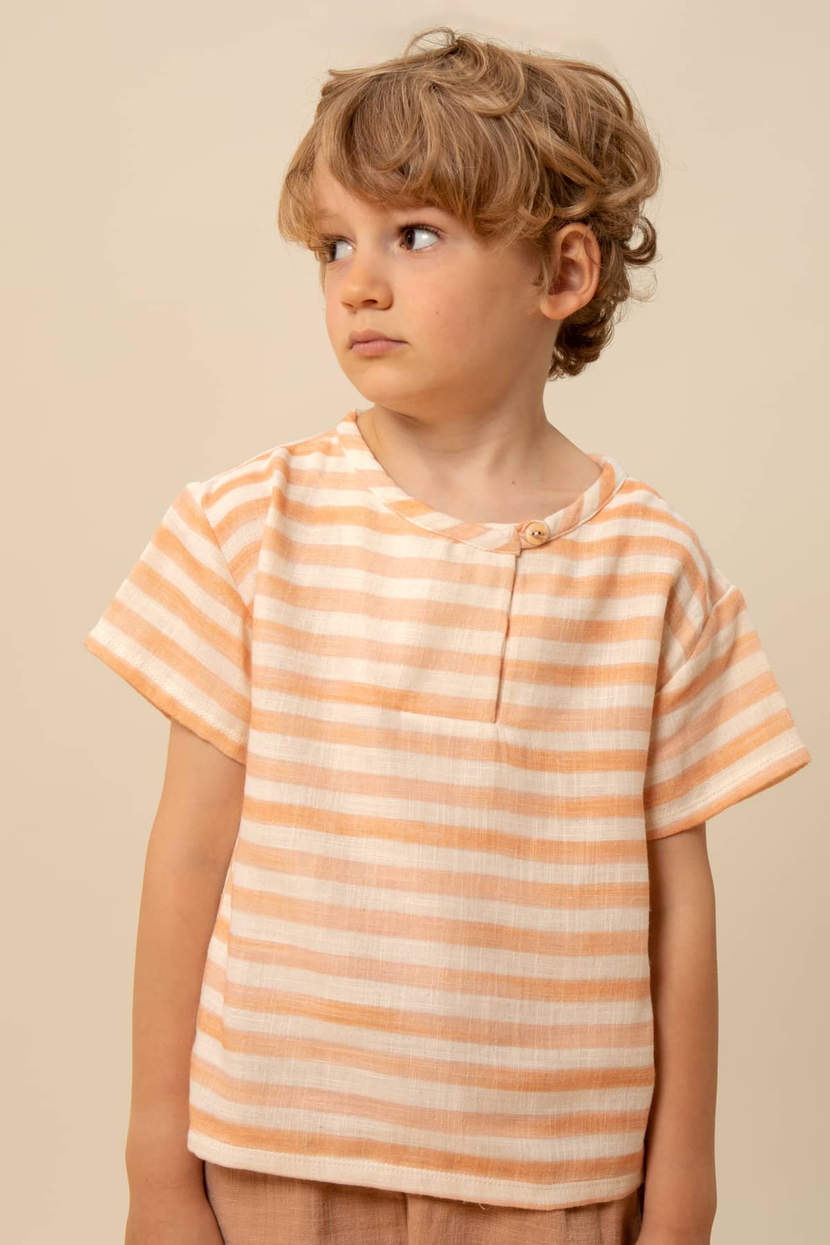 Orso Stripes Tunic - Pink