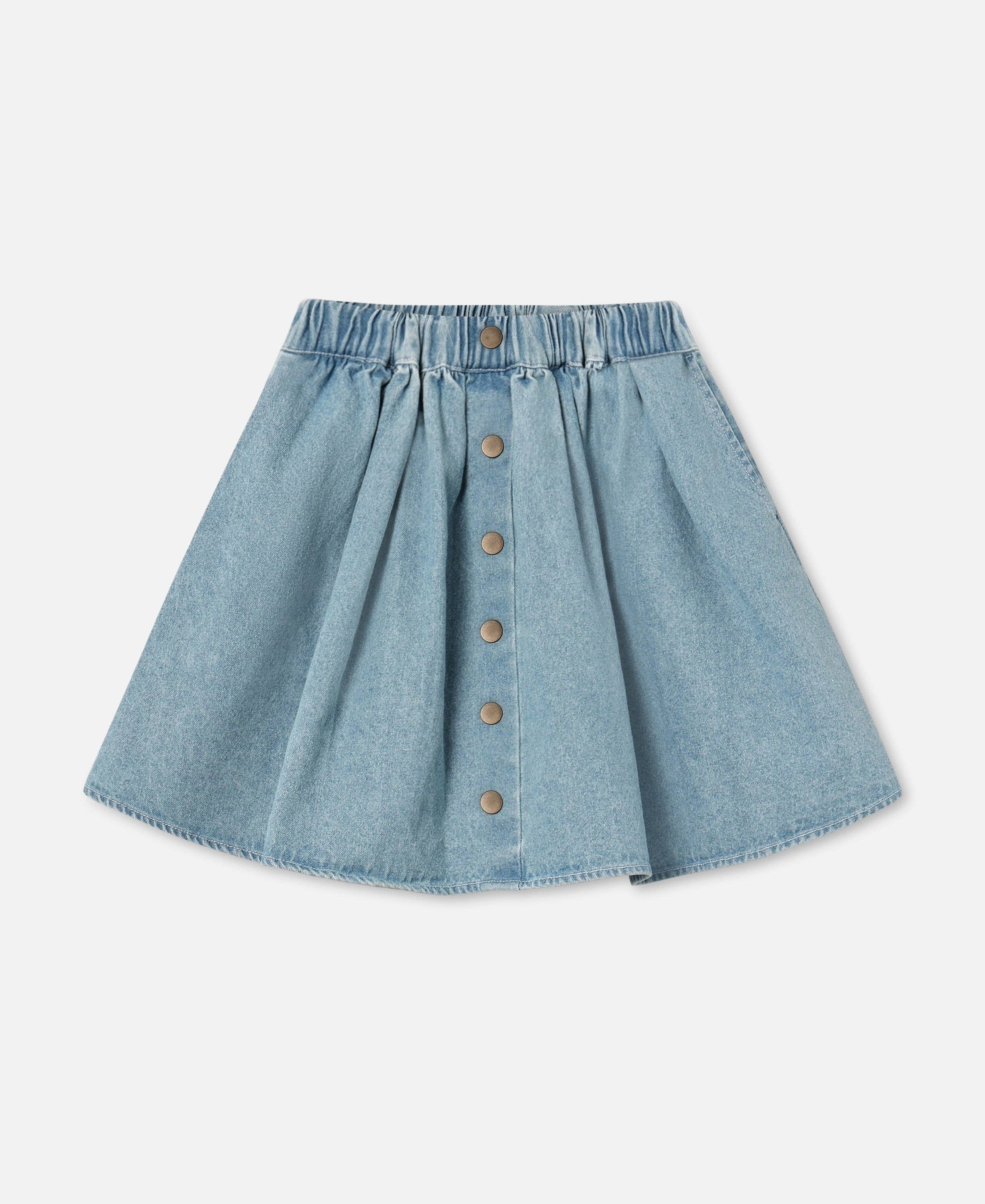 Don Denim Skirt - Light Blue