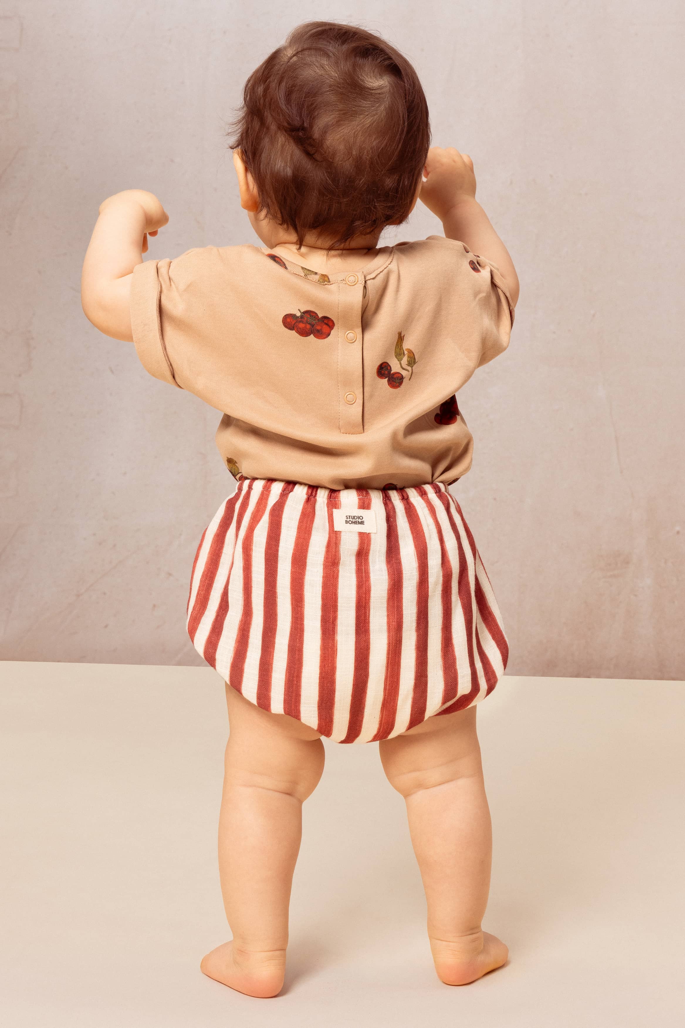 Friend Bloomer - Brick Red Stripe