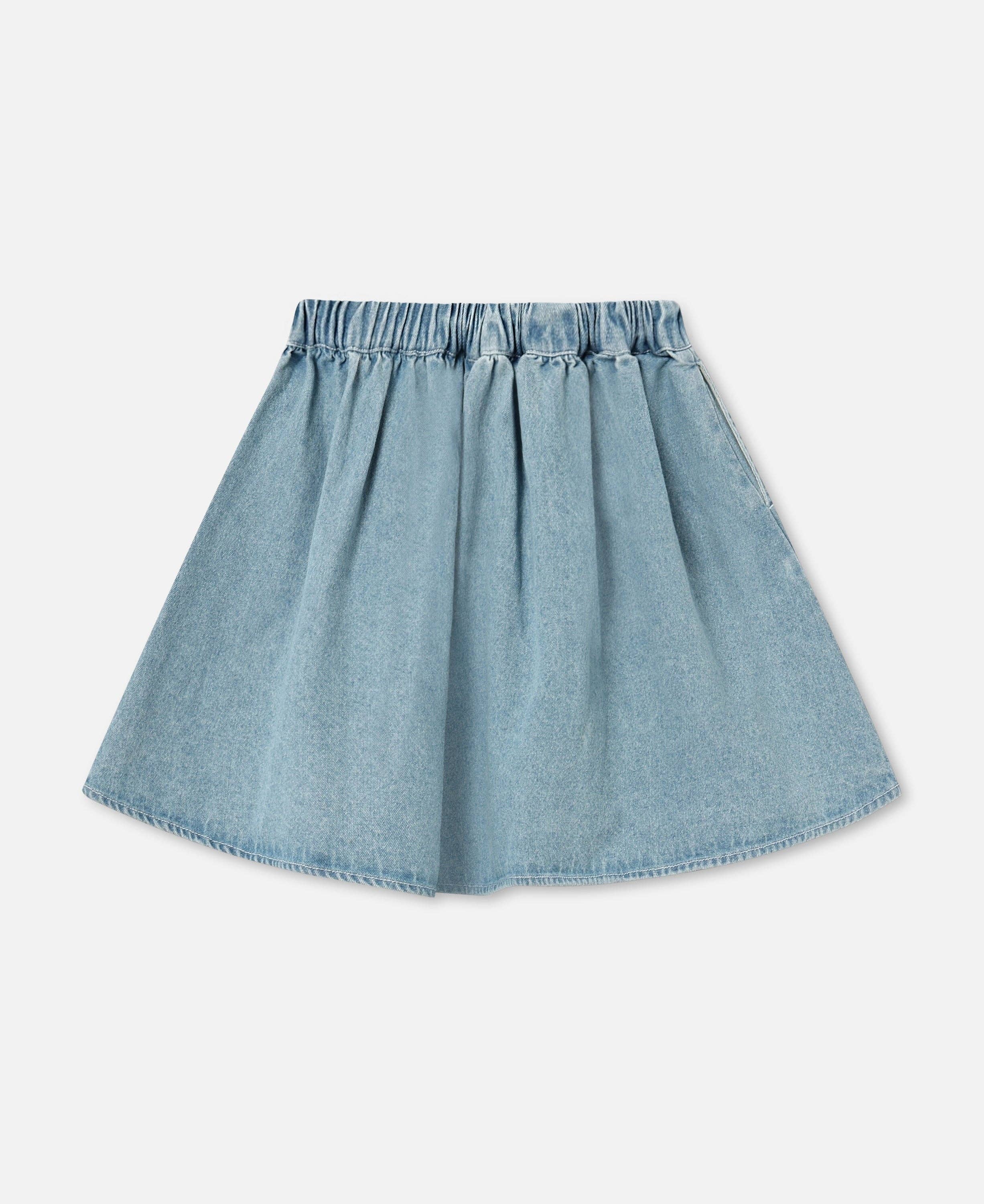 Don Denim Skirt - Light Blue