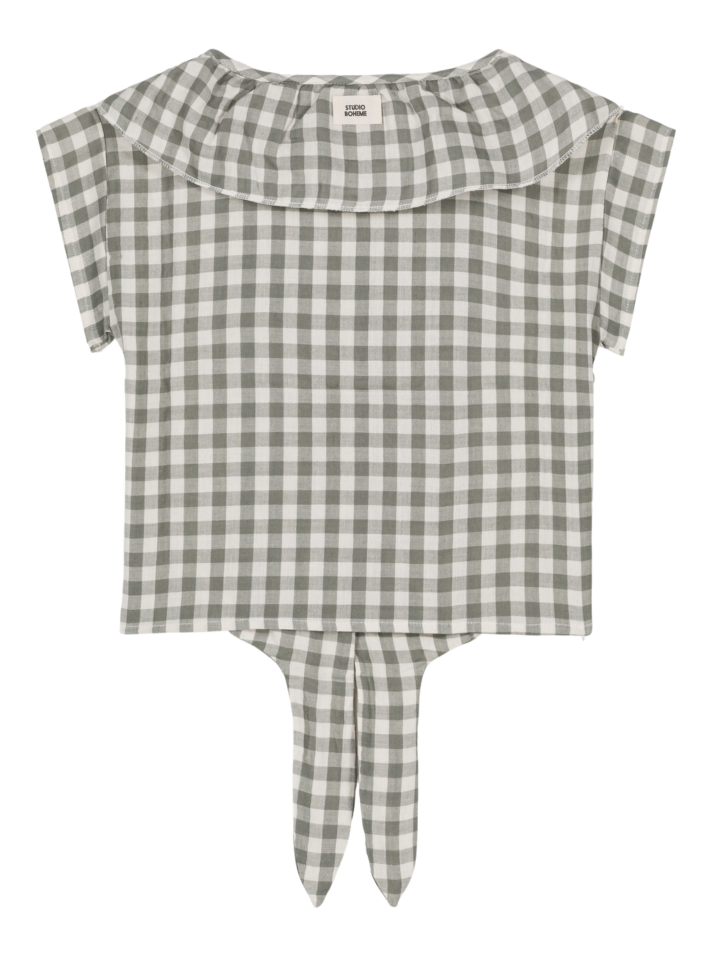 Coco Blouse - Verdigris Gingham