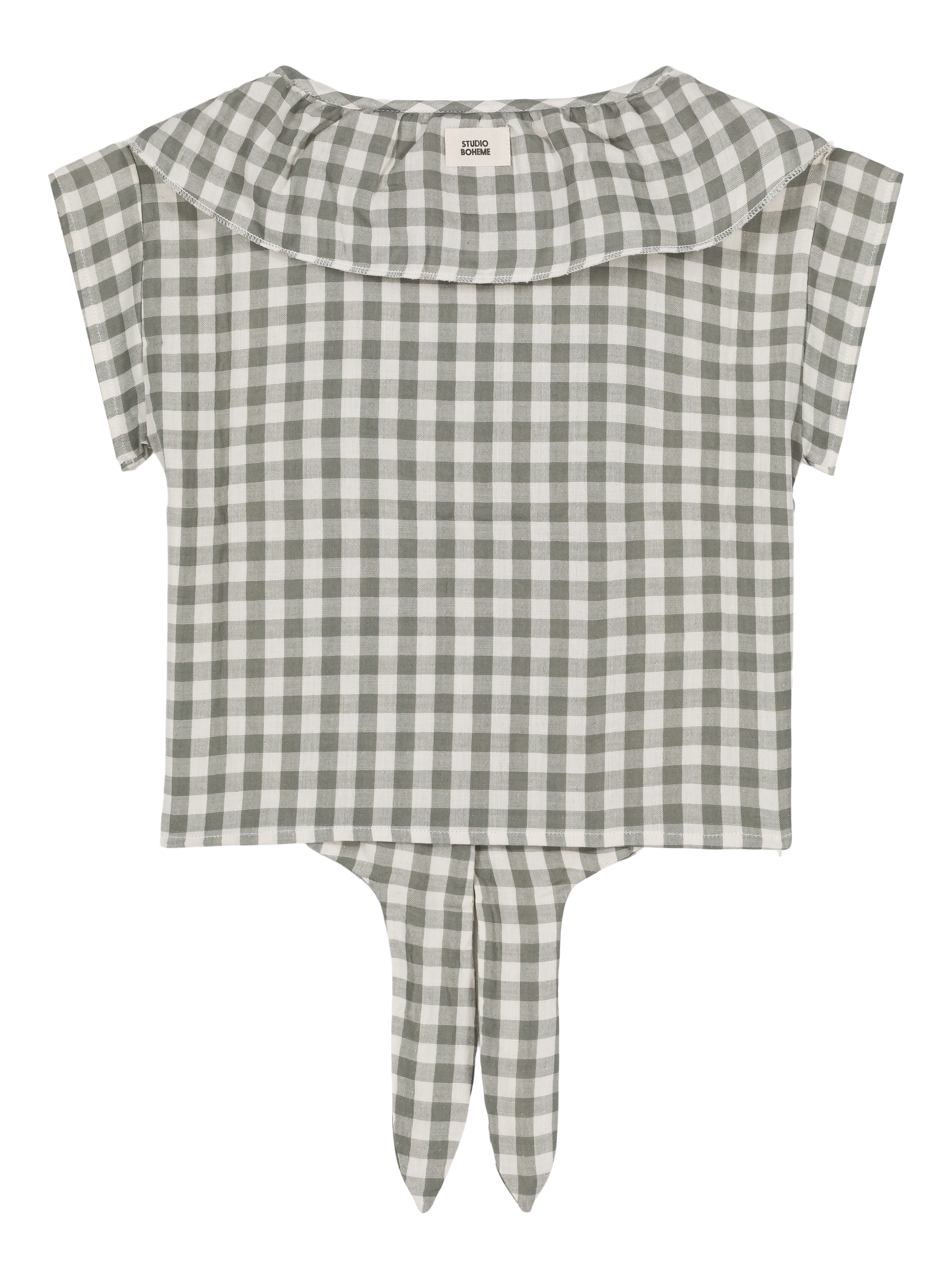 Coco Blouse - Verdigris Gingham