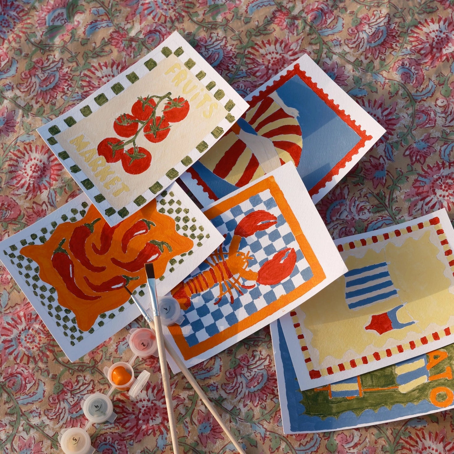 Mediterranean Paint by Numbers Set
