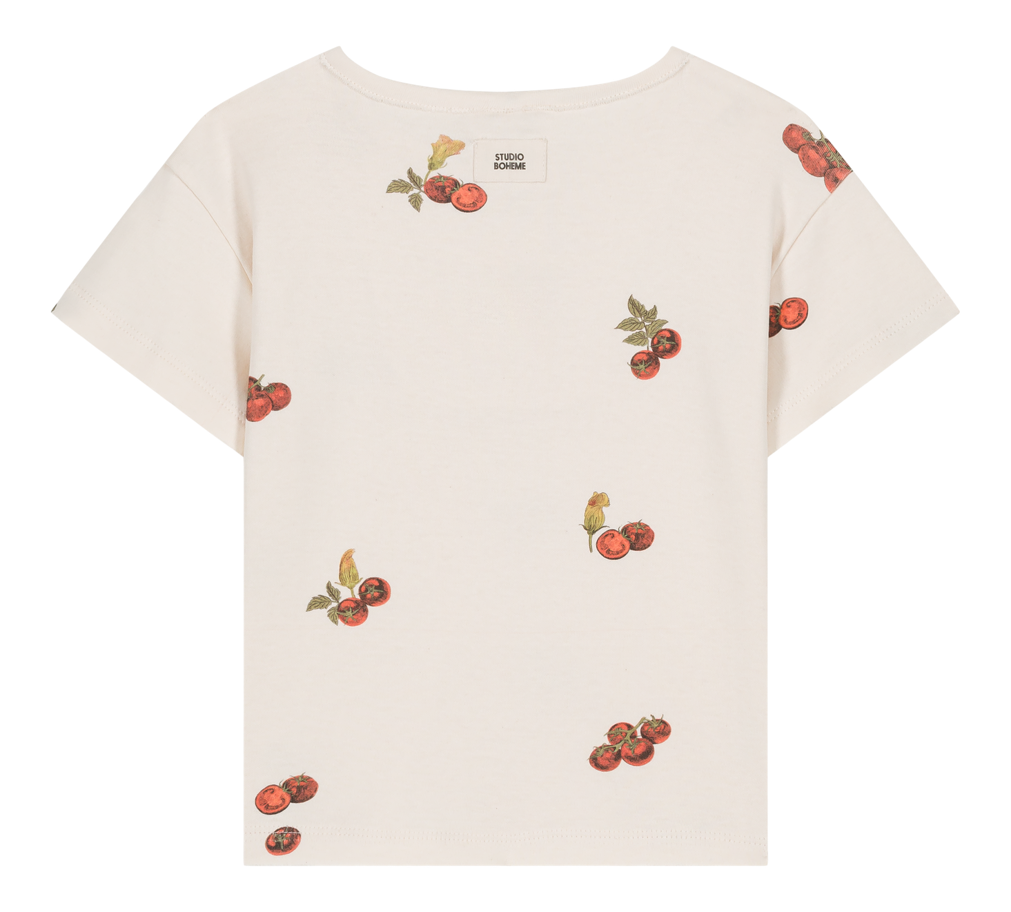 Orso Jersey Tomatoes T-shirt - Ecru
