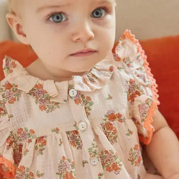 Mahaut Romper - Rose